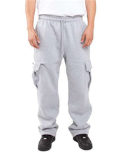 Load image into Gallery viewer, Unisex Fleece Cargo Sweatpants
