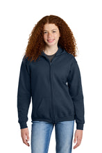 Load image into Gallery viewer, Gildan ® Youth Heavy Blend ™ Full-Zip Hooded Sweatshirt. 18600B