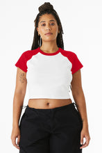 Load image into Gallery viewer, BELLA+CANVAS ® Women's Micro Rib Raglan Baby Tee BC1201
