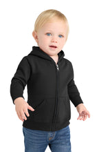 Load image into Gallery viewer, Port & Co ® Infant Core Fleece Full-Zip Hooded Sweatshirt. CAR78IZH