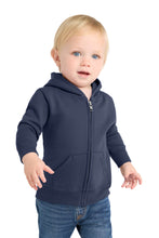 Load image into Gallery viewer, Port & Co ® Infant Core Fleece Full-Zip Hooded Sweatshirt. CAR78IZH