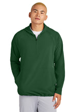 Load image into Gallery viewer, Sport-Tek ® Repeat 1/2-Zip Long Sleeve Hooded Jacket JST488