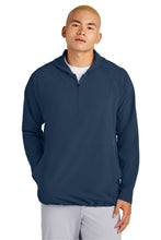 Load image into Gallery viewer, Sport-Tek ® Repeat 1/2-Zip Long Sleeve Hooded Jacket JST488