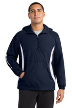 Load image into Gallery viewer, Sport-Tek ® Colorblock Raglan Anorak. JST63