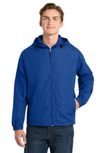 Load image into Gallery viewer, Sport-Tek ® Hooded Raglan Jacket. JST73