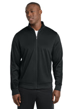 Load image into Gallery viewer, Sport-Tek ® Tricot Sleeve Stripe Track Jacket. JST94
