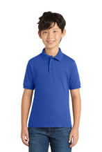 Load image into Gallery viewer, Port & Co ® Youth Core Blend Jersey Knit Polo. KP55Y