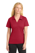 Load image into Gallery viewer, Sport-Tek ® Women's Dri-Mesh ® V-Neck Polo. L469