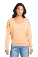Load image into Gallery viewer, Port & Co ® Women's Beach Wash ® Garment-Dyed V-Neck Sweatshirt LPC098V