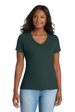 Load image into Gallery viewer, Port & Co ® Women's Performance Blend V-Neck Tee. LPC381V