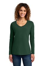 Load image into Gallery viewer, Port & Co ® Women's Long Sleeve Fan Favorite V-Neck Tee. LPC450VLS