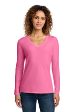 Load image into Gallery viewer, Port & Co ® Women's Long Sleeve Fan Favorite V-Neck Tee. LPC450VLS
