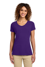 Load image into Gallery viewer, Port & Co ® Women's Fan Favorite V-Neck Tee. LPC450V