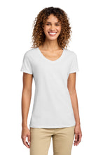 Load image into Gallery viewer, Port & Co ® Women's Fan Favorite V-Neck Tee. LPC450V