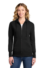 Load image into Gallery viewer, Port & Co ® Women's Core Fleece Full-Zip Hooded Sweatshirt. LPC78ZH
