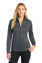 Load image into Gallery viewer, Sport-Tek ® Women's Sport-Wick ® Fleece Full-Zip Jacket. LST241