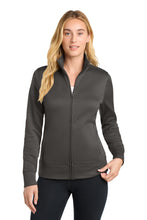 Load image into Gallery viewer, Sport-Tek ® Women's Sport-Wick ® Fleece Full-Zip Jacket. LST241