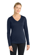 Load image into Gallery viewer, Sport-Tek ® Women's Long Sleeve PosiCharge ® Competitor™ V-Neck Tee. LST353LS