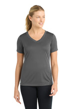 Load image into Gallery viewer, Sport-Tek ® Women's PosiCharge ® Competitor™ V-Neck Tee. LST353