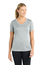 Load image into Gallery viewer, Sport-Tek ® Women's PosiCharge ® Competitor™ V-Neck Tee. LST353