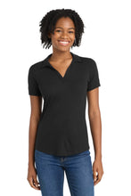 Load image into Gallery viewer, Sport-Tek ® Women's PosiCharge ® Tri-Blend Wicking Polo. LST405
