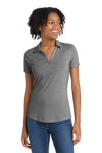 Load image into Gallery viewer, Sport-Tek ® Women's PosiCharge ® Tri-Blend Wicking Polo. LST405