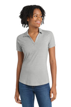 Load image into Gallery viewer, Sport-Tek ® Women's PosiCharge ® Tri-Blend Wicking Polo. LST405
