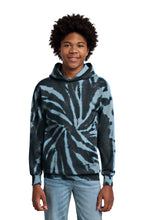 Load image into Gallery viewer, Port & Co ® Youth Tie-Dye Pullover Hooded Sweatshirt. PC146Y