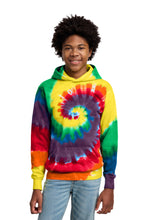 Load image into Gallery viewer, Port & Co ® Youth Tie-Dye Pullover Hooded Sweatshirt. PC146Y