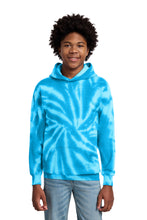 Load image into Gallery viewer, Port & Co ® Youth Tie-Dye Pullover Hooded Sweatshirt. PC146Y