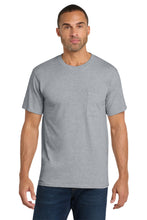 Load image into Gallery viewer, Port & Co ® Core Cotton Pocket Tee. PC54P