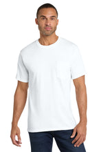 Load image into Gallery viewer, Port & Co ® Core Cotton Pocket Tee. PC54P