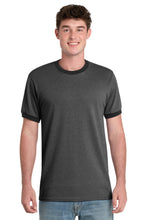 Load image into Gallery viewer, Port & Co ® Core Cotton Ringer Tee. PC54R
