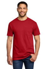 Load image into Gallery viewer, Port & Co ® Tall Essential Pocket Tee. PC61PT