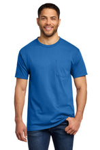 Load image into Gallery viewer, Port & Co ® Tall Essential Pocket Tee. PC61PT