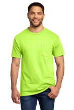 Load image into Gallery viewer, Port & Co ® Essential Pocket Tee. PC61P