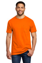 Load image into Gallery viewer, Port & Co ® Essential Pocket Tee. PC61P