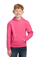 Load image into Gallery viewer, Port & Co ® Youth Easy Fleece Pullover Hooded Sweatshirt PC68YH
