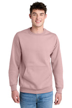 Load image into Gallery viewer, Port & Co ® Core Fleece Crewneck Pocket Sweatshirt PC78PKT