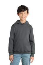 Load image into Gallery viewer, Port & Co ® Youth Core Fleece Pullover Hooded Sweatshirt PC78YH