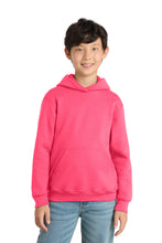 Load image into Gallery viewer, Port & Co ® Youth Core Fleece Pullover Hooded Sweatshirt PC78YH
