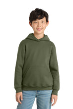 Load image into Gallery viewer, Port & Co ® Youth Core Fleece Pullover Hooded Sweatshirt PC78YH
