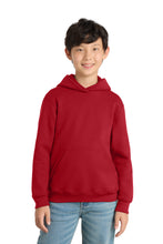 Load image into Gallery viewer, Port & Co ® Youth Core Fleece Pullover Hooded Sweatshirt PC78YH