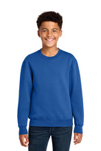 Load image into Gallery viewer, Port & Co ® Youth Core Fleece Crewneck Sweatshirt PC78Y