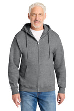 Load image into Gallery viewer, Port & Co ® Core Fleece Full-Zip Hooded Sweatshirt. PC78ZH