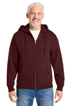 Load image into Gallery viewer, Port & Co ® Core Fleece Full-Zip Hooded Sweatshirt. PC78ZH