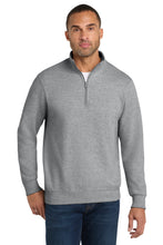 Load image into Gallery viewer, Port & Co ® Fan Favorite Fleece 1/4-Zip Pullover Sweatshirt. PC850Q