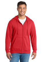 Load image into Gallery viewer, Port & Co ® Fan Favorite Fleece Full-Zip Hooded Sweatshirt. PC850ZH