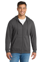 Load image into Gallery viewer, Port & Co ® Fan Favorite Fleece Full-Zip Hooded Sweatshirt. PC850ZH