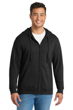 Load image into Gallery viewer, Port & Co ® Fan Favorite Fleece Full-Zip Hooded Sweatshirt. PC850ZH